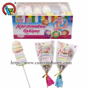 Nhà sản xuất kẹo kẹo mút hoạt hình marshmallow
